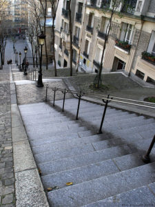 Treppe auf Montmartre
