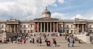 Die National Gallery am Trafalgar Square