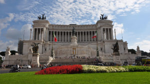Vorderansicht des Monumento a Vittorio Emanuele II