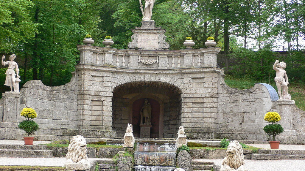 Fountain at Schloss Hellbrunn, Salzburg